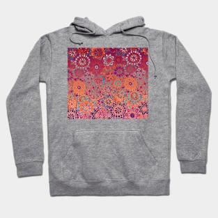 Psychedelic Ombre Flower Doodle Hoodie